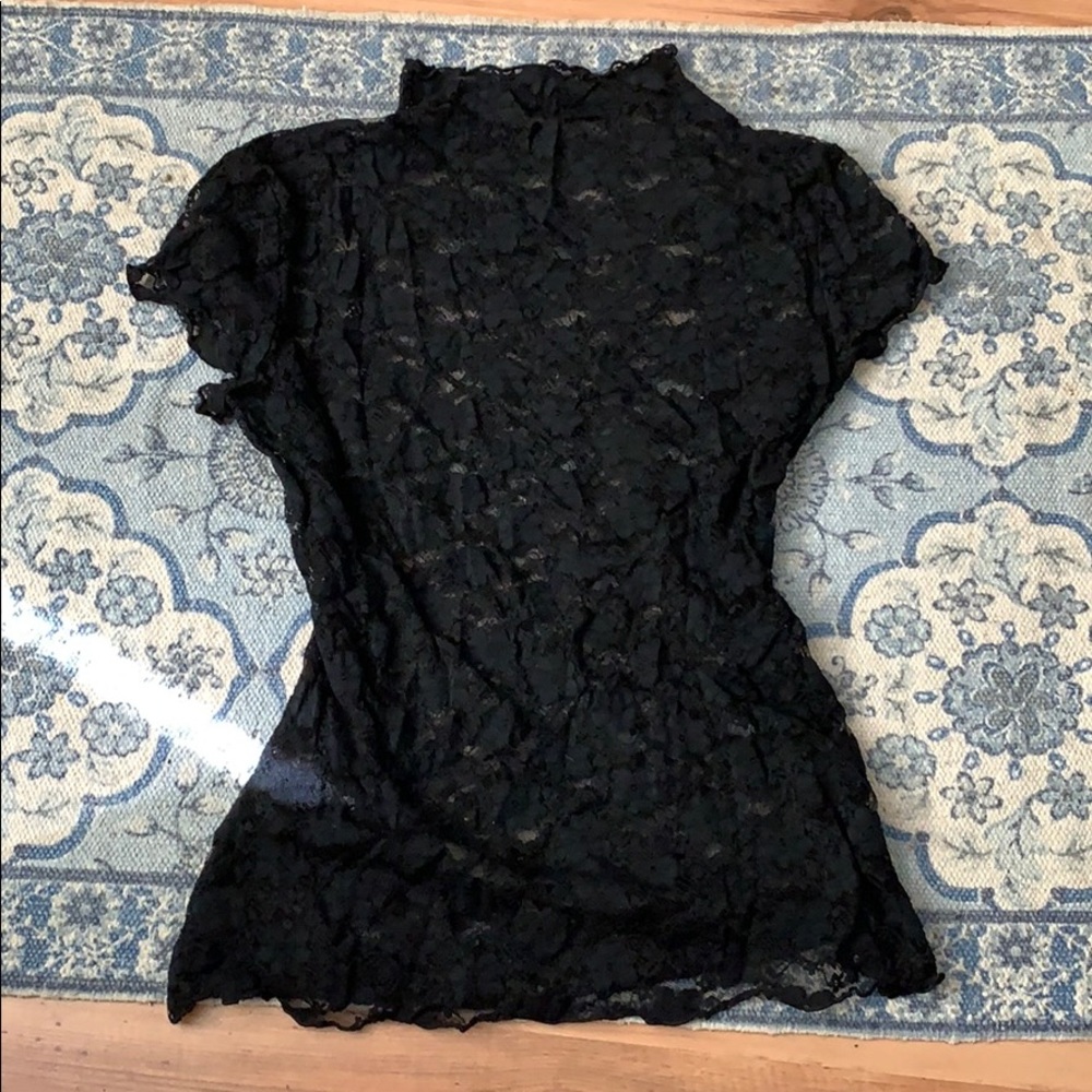 Black Lace Top